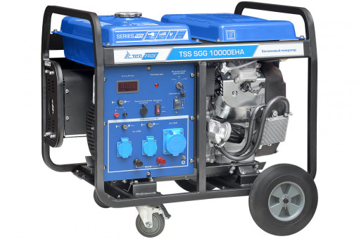 Бензиновый генератор TSS SGG 10000EHA + блок автозапуска АВР-С TSS 10000/230